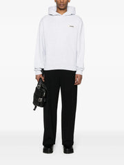 Jacquemus The Gros Grain Hoodie Grey