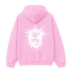 Floor 914 Studded Pink Hoodie