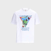 Casablanca Tennis Club Icon Beyond Destiny Classic Tee - Bright White