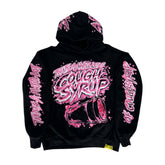 Awful Lot of Cough Syrup Valentines Black Hoodie