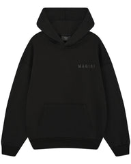 Magiri Core Puff Printed Hoodie in Black