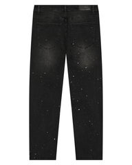 Magiri Core Painted Straight Jeans in Black