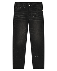 Magiri Core Painted Straight Jeans in Black