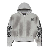 Lost Shdws Complexcon Zip Up Hoodie Dirty Grey