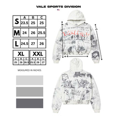 Vale Forever Mural Pullover Hoodie Grey