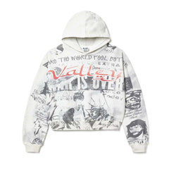 Vale Forever Mural Pullover Hoodie Grey