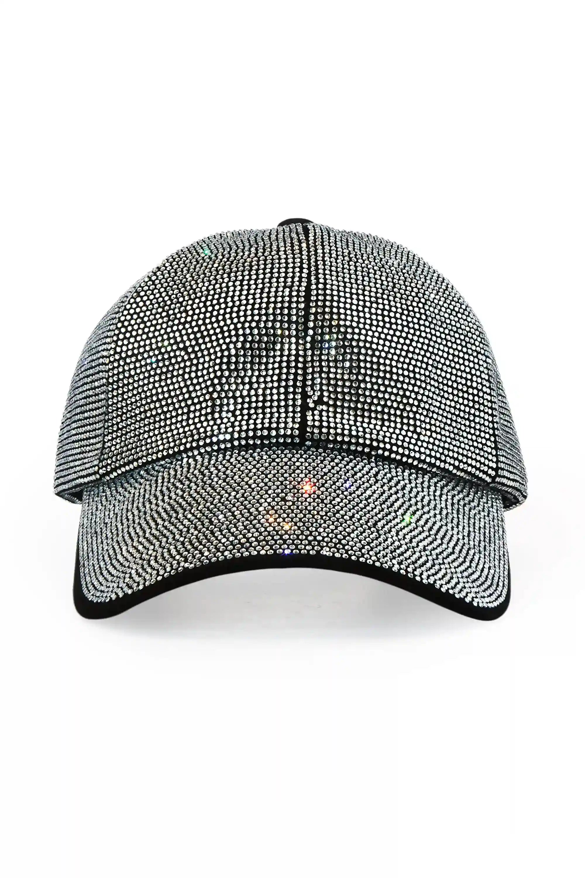 Wofford Black/Clear Rhinestone Trucker Hat