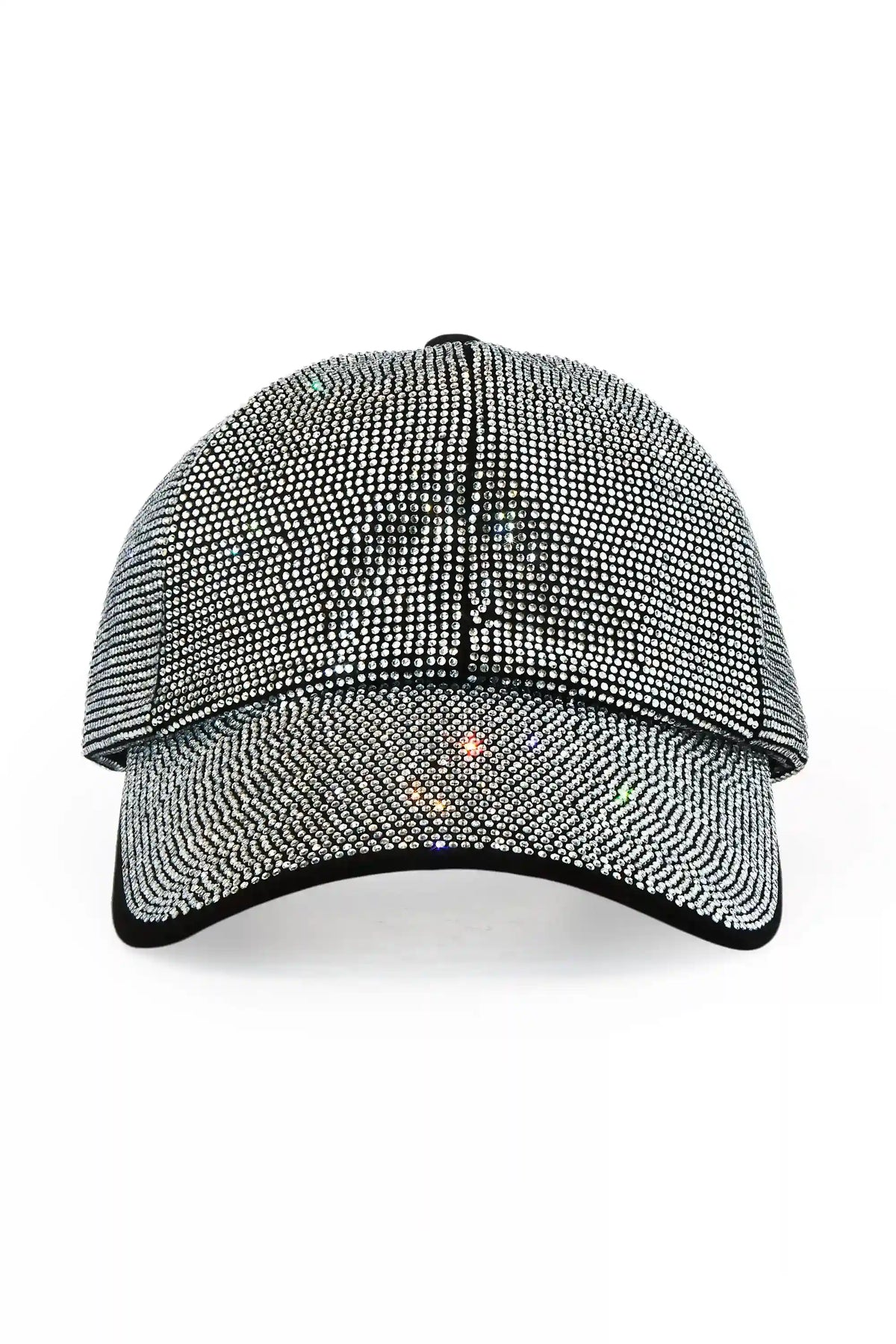 Wofford Black/Clear Rhinestone Trucker Hat