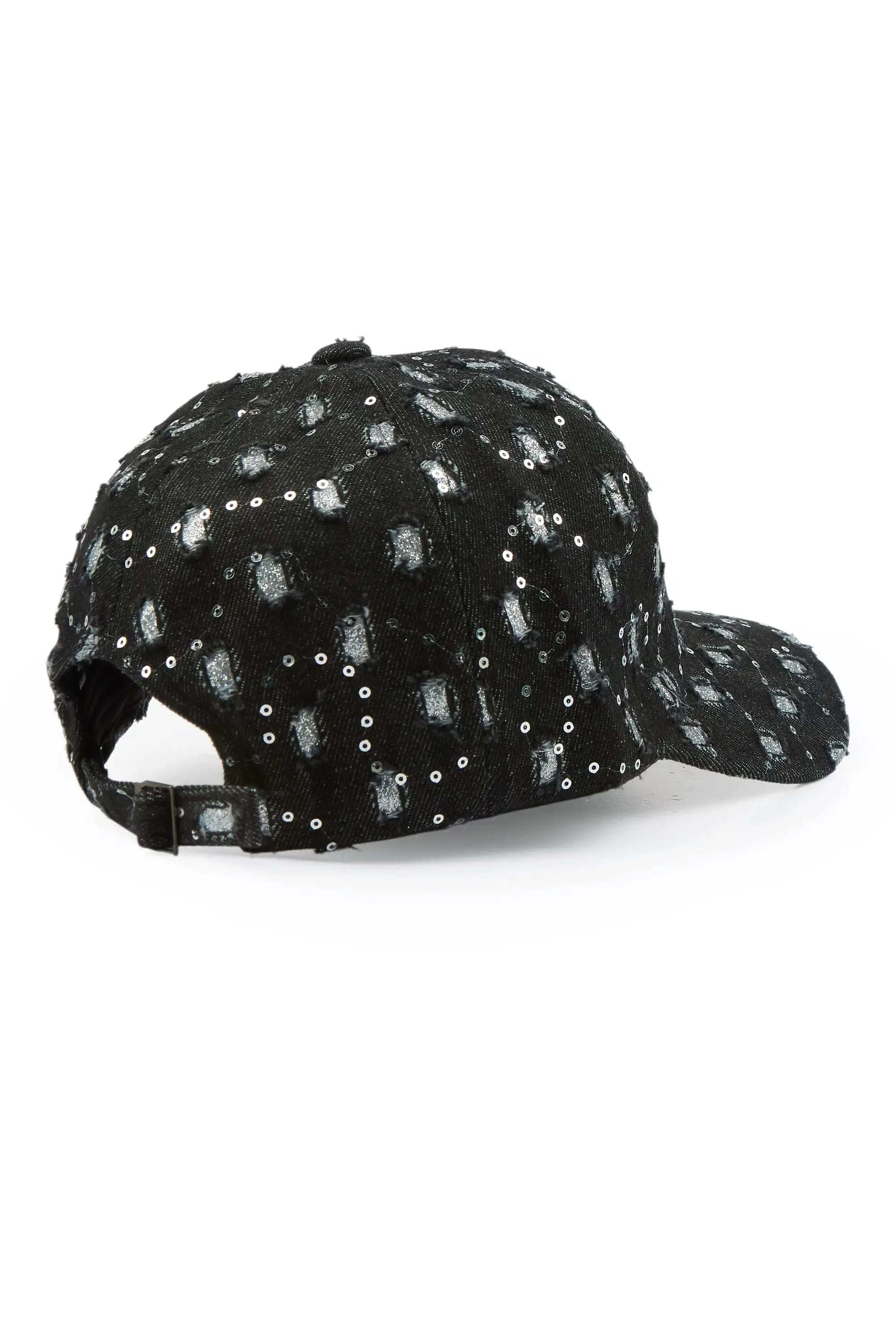 Mosley Black Rhinestone Trucker Hat