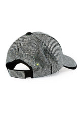 Wofford Black/Clear Rhinestone Trucker Hat