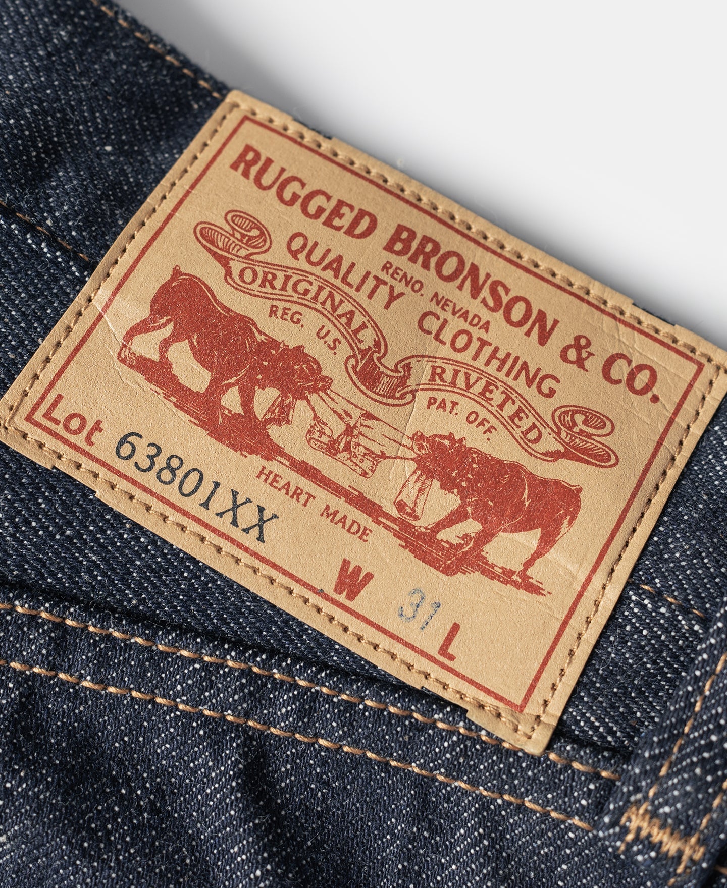 Lot 63801XX 1963 Selvedge Denim Jeans