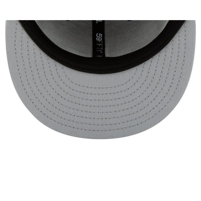Los Angeles Dodgers Alternate Black and White Basic 59FIFTY Fitted Hat