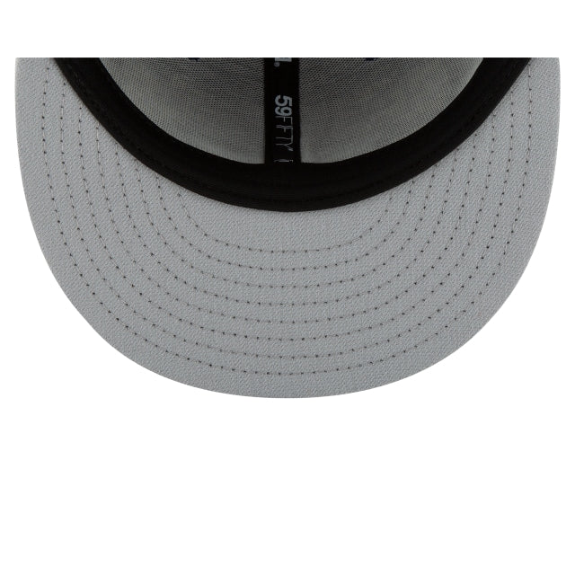 Los Angeles Dodgers Black Outline 59FIFTY Fitted Hat