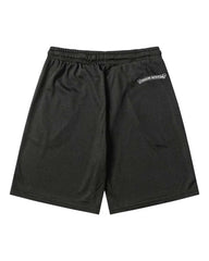 Chrome Hearts Sports Mesh Varsity Shorts Black/Silver
