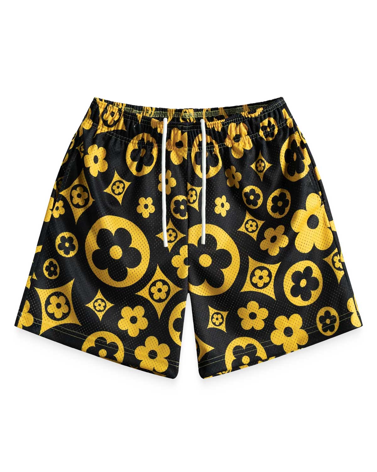 Bravest Studios Flower Shorts Black/Gold