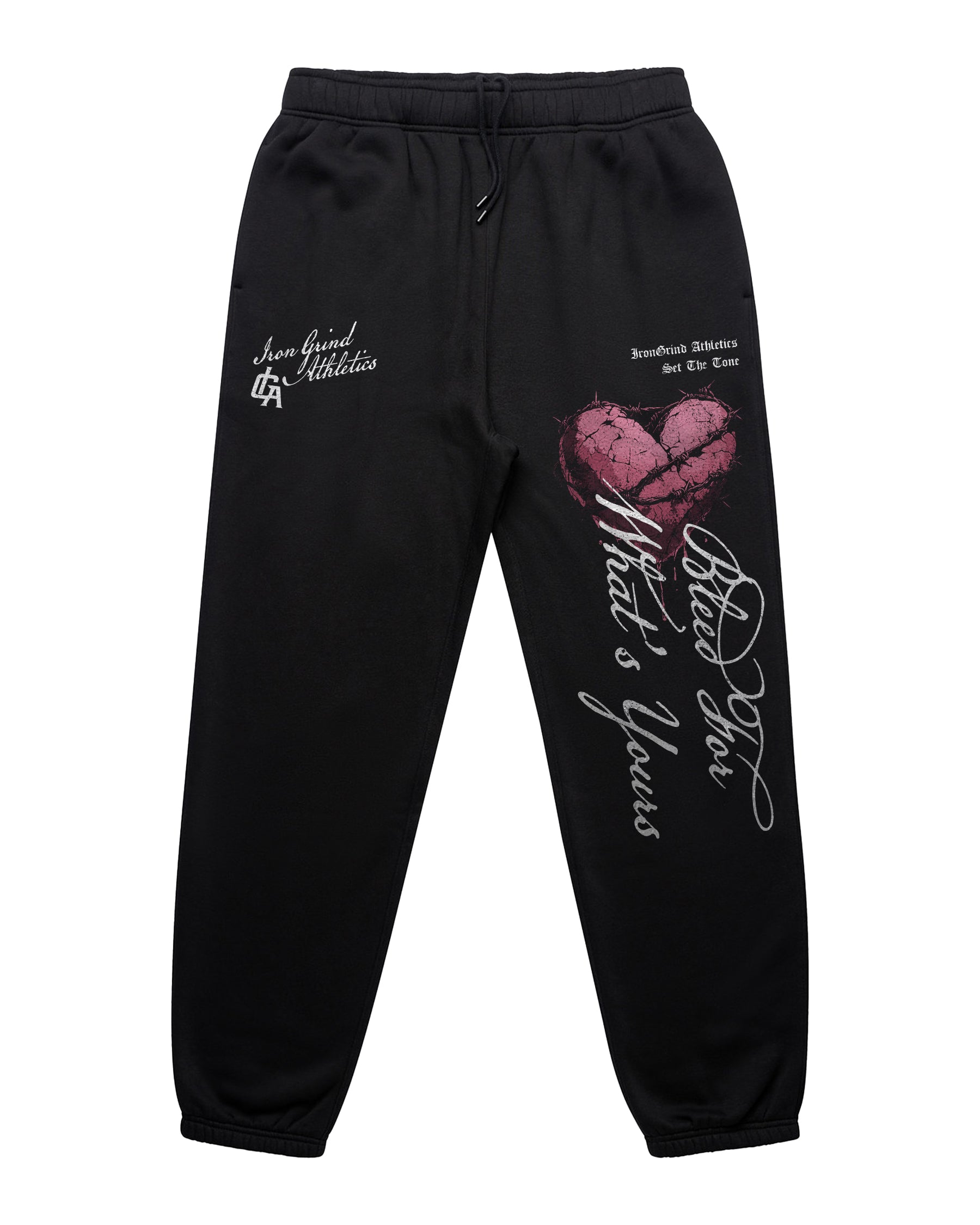 'Love Is War: Bleed For What's Yours' Relax Track Pants