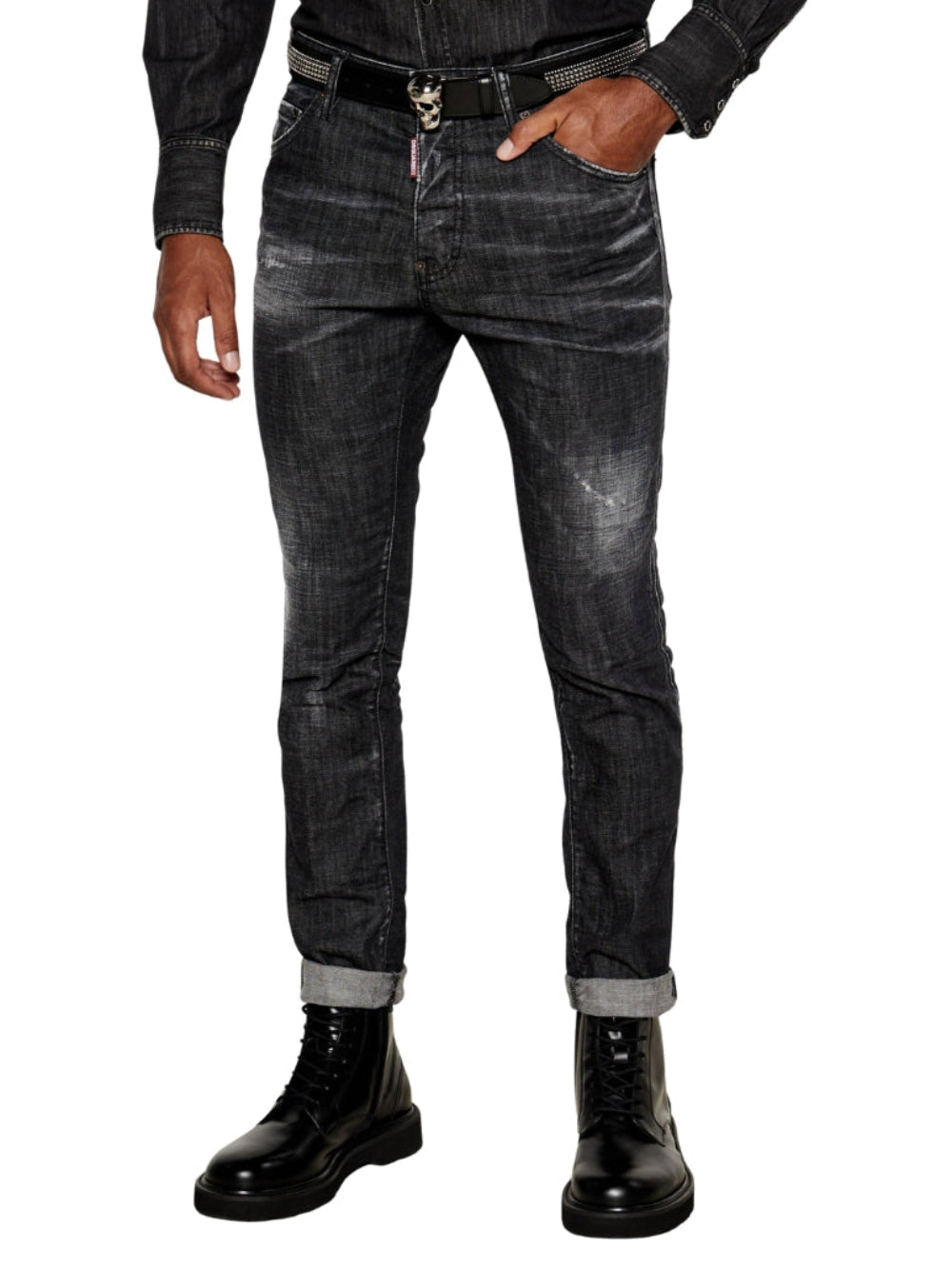 Dsquared2 Easy Wash Cool Guy Black Jeans