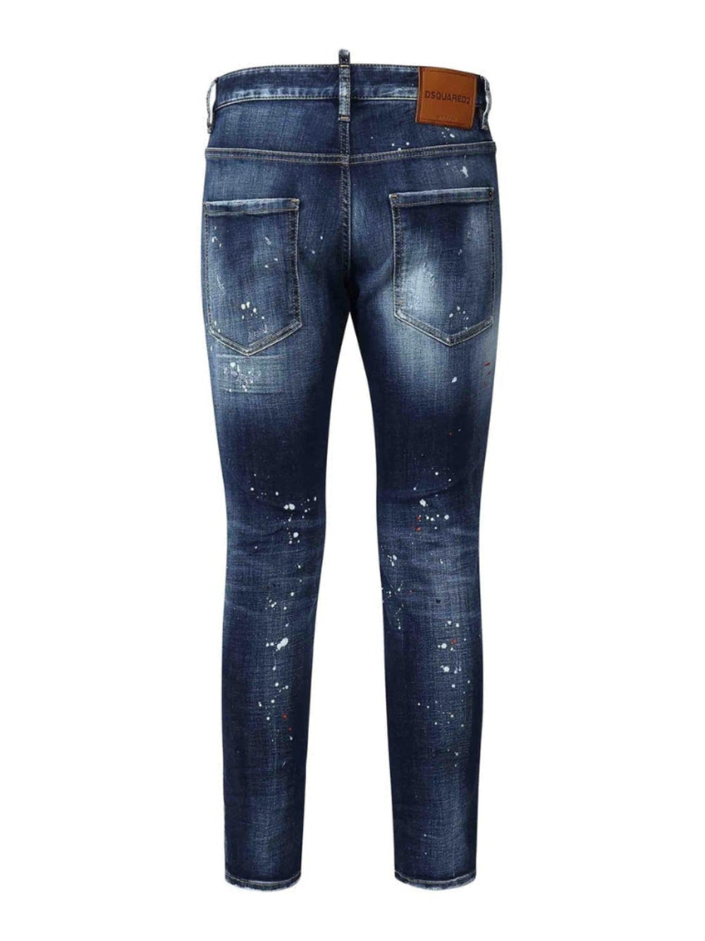 Dsquared2 Easy Wash Skater Navy Blue Jeans