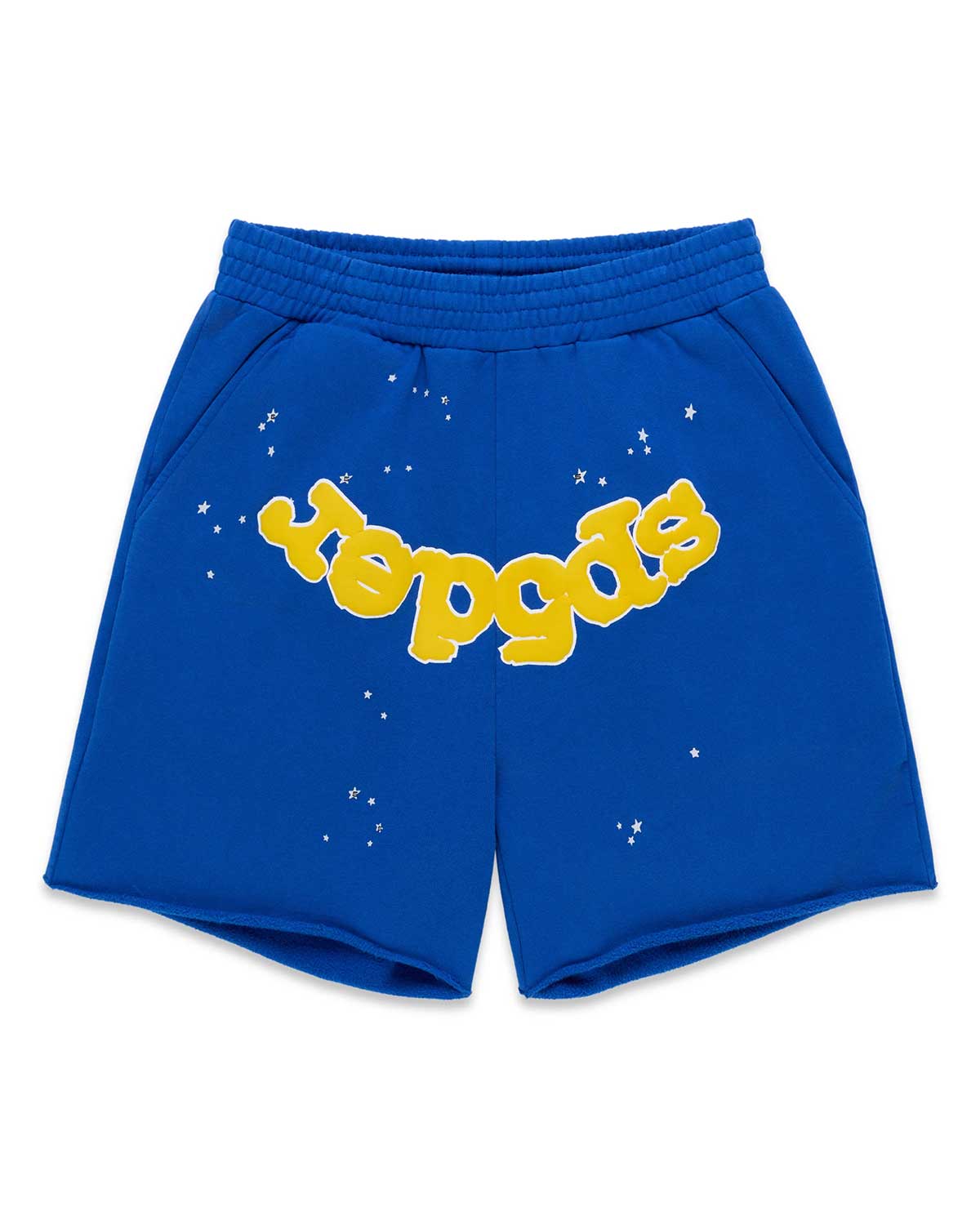 Sp5der OG Logo Sweatshorts Blue