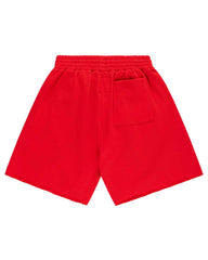 Sp5der OG Web Studded Sweatshorts Red