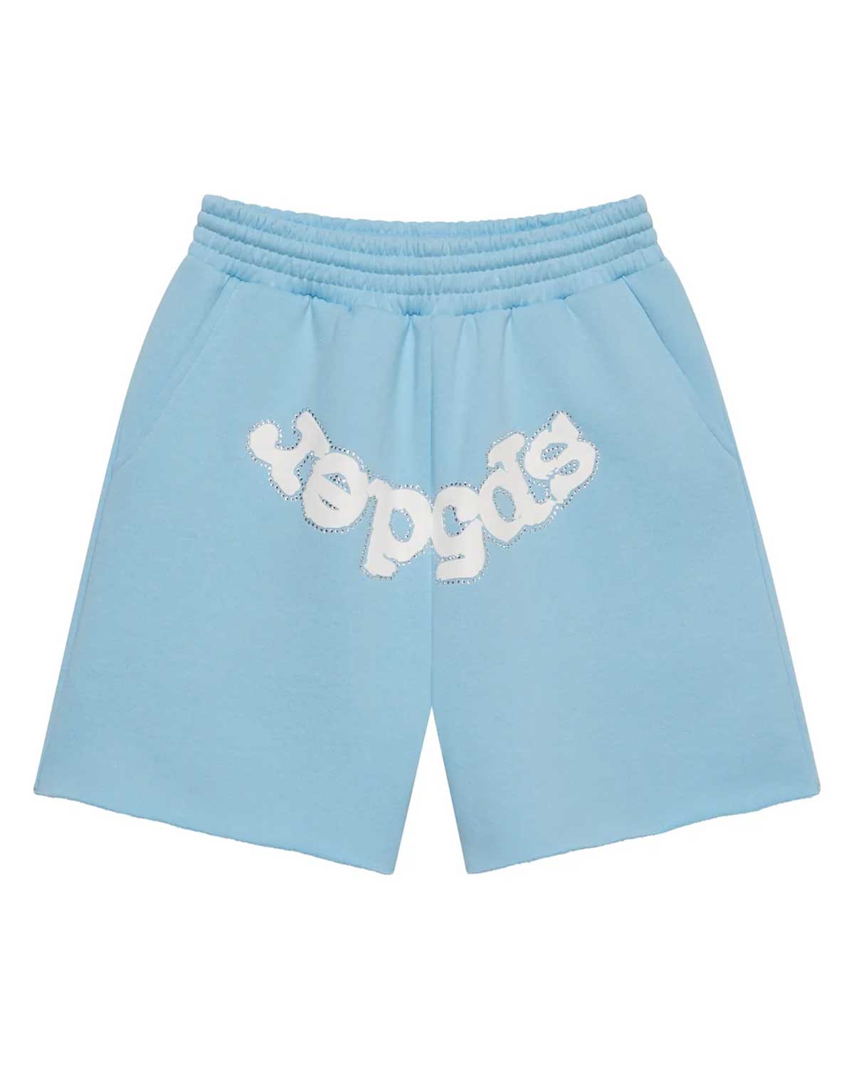 Sp5der OG Web Sweatshorts Sky Blue