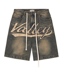 Vale Forever Skittles Jorts Denim Blue