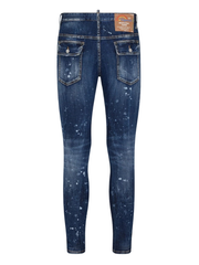 Dsquared2 Super Twinky Jean Splatter Design Blue Jeans