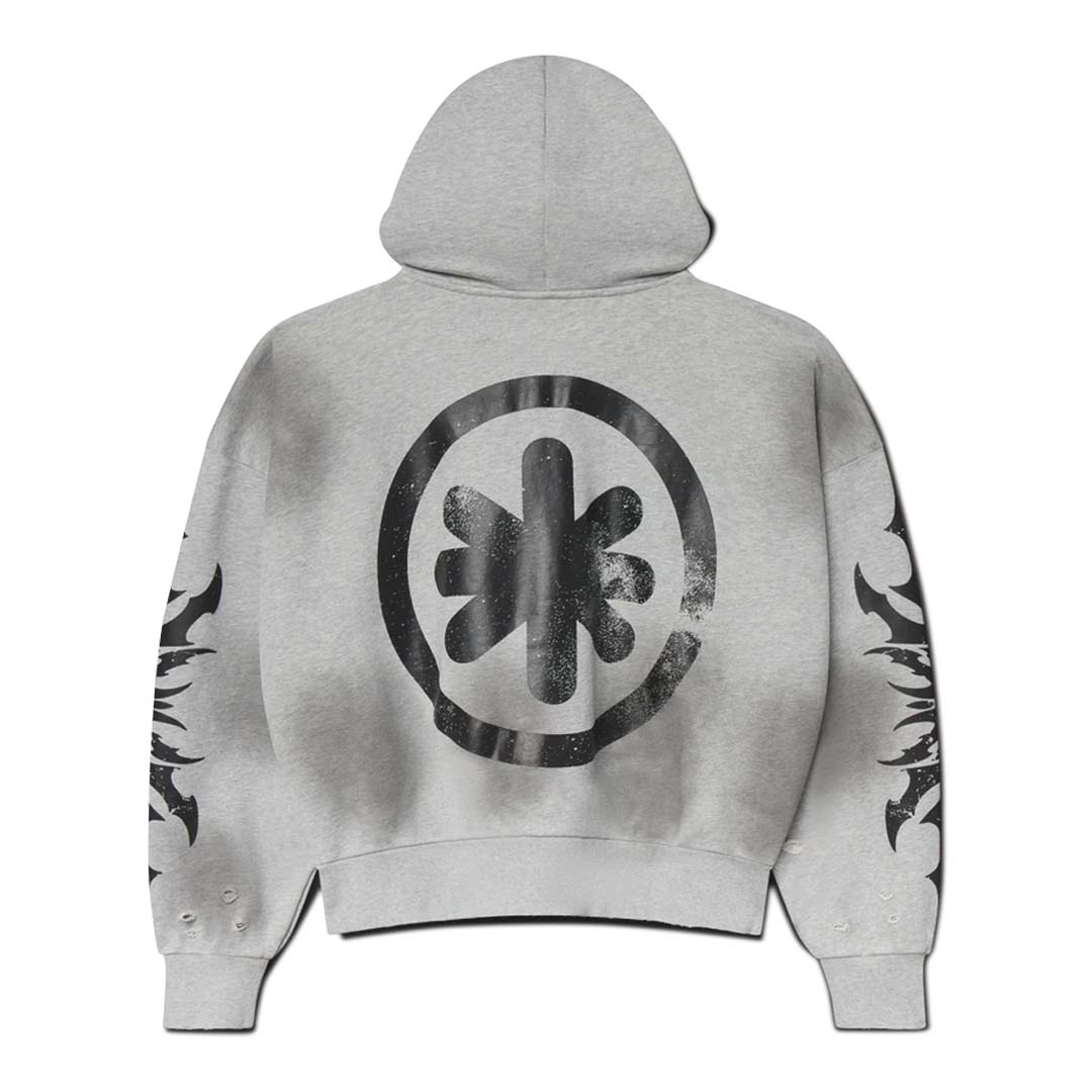 Lost Shdws Complexcon Zip Up Hoodie Dirty Grey