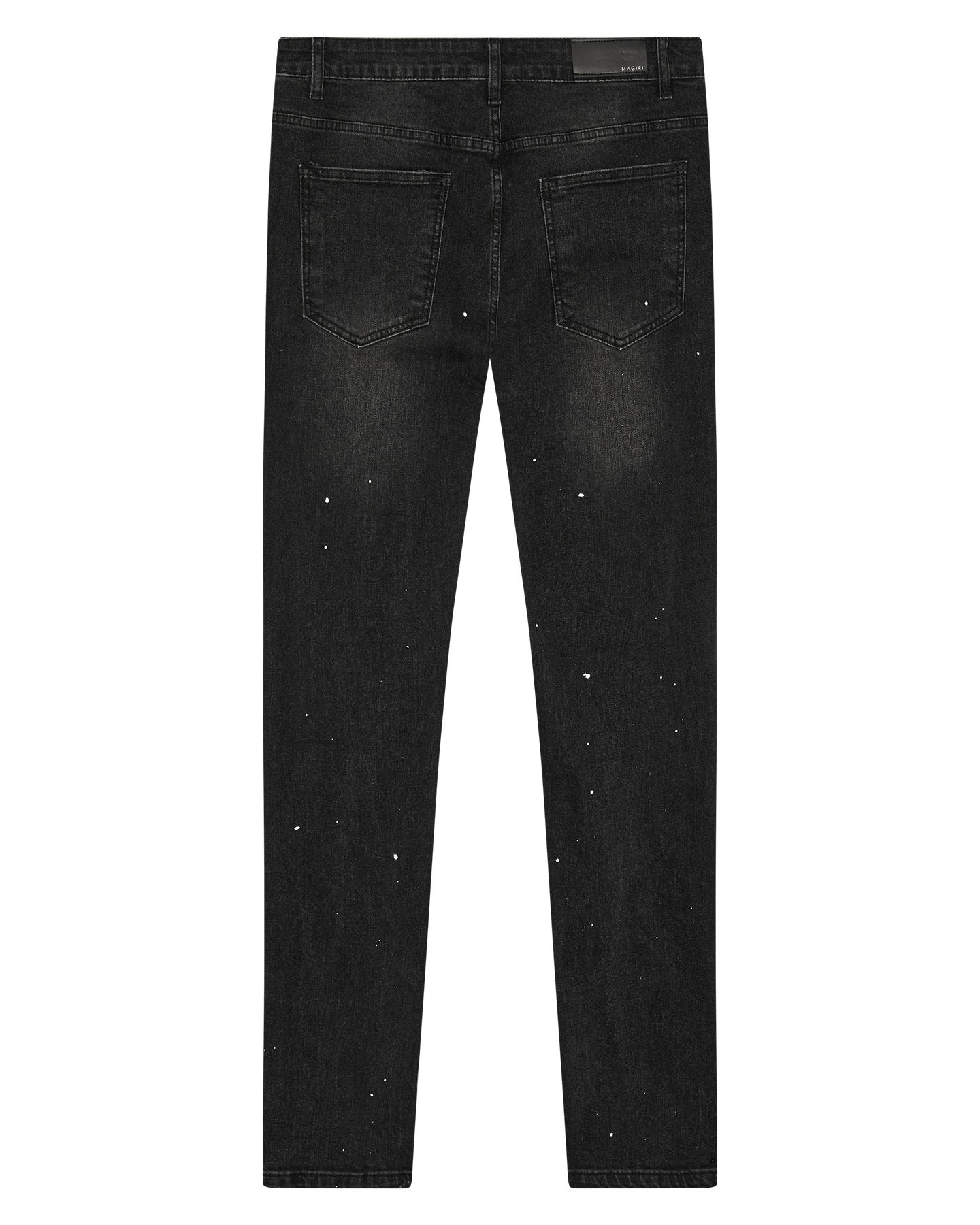 Magiri Noir Ripped Slim Jeans in Black