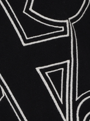 Palm Angels Monogram Statement Logo Black Hoodie