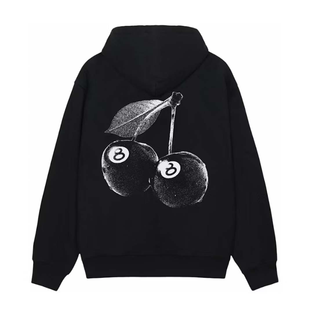 Stussy Cherries Hoodie Black
