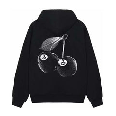 Stussy Cherries Hoodie Black