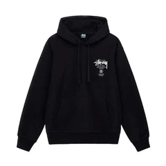 Stussy World Tour Hoodie Black