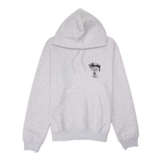 Stussy World Tour Hoodie Grey