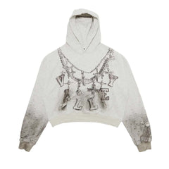 Vale Forever Big Chain Hoodie Dirty Heather Grey