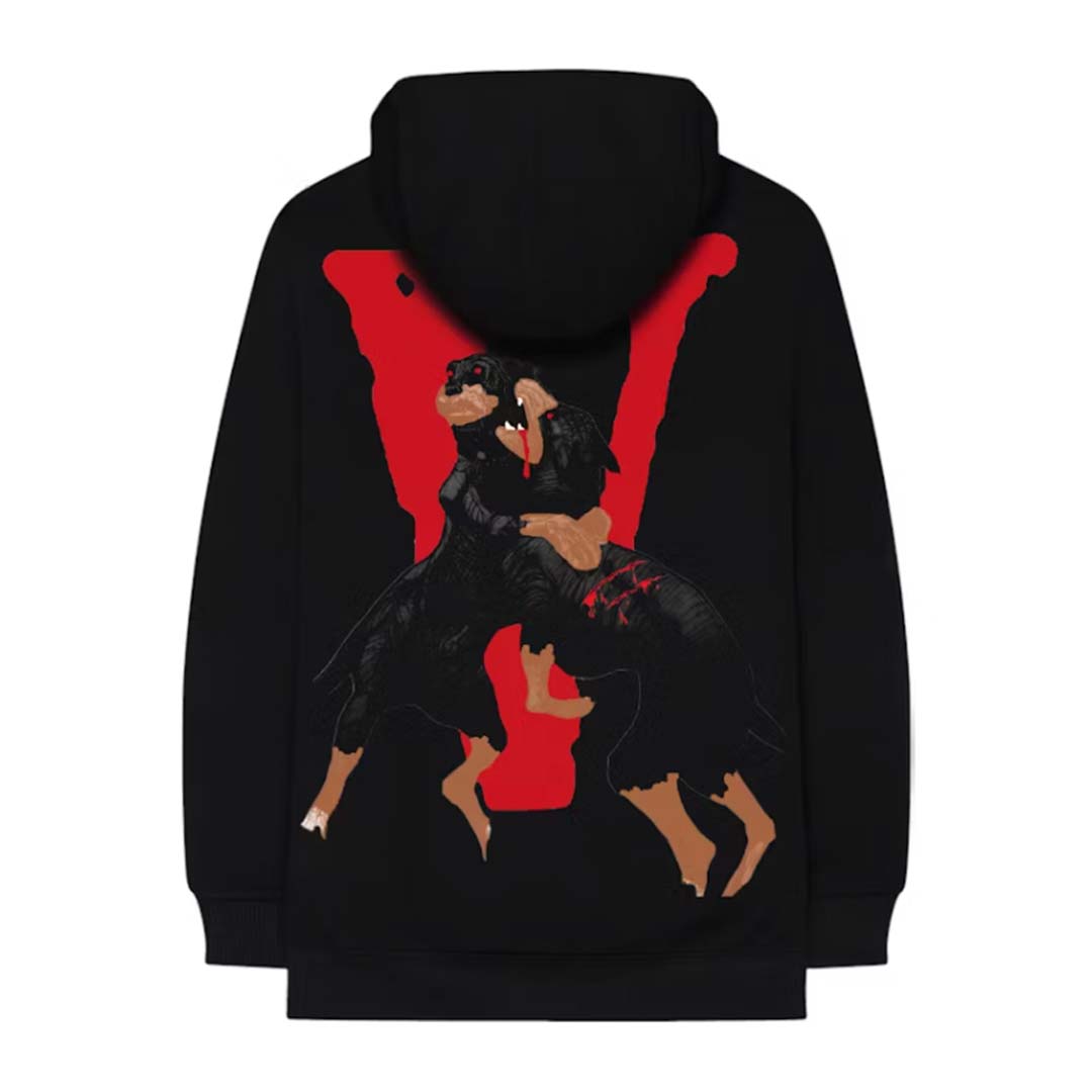 Vlone Pop Smoke Black Dogs Hoodie