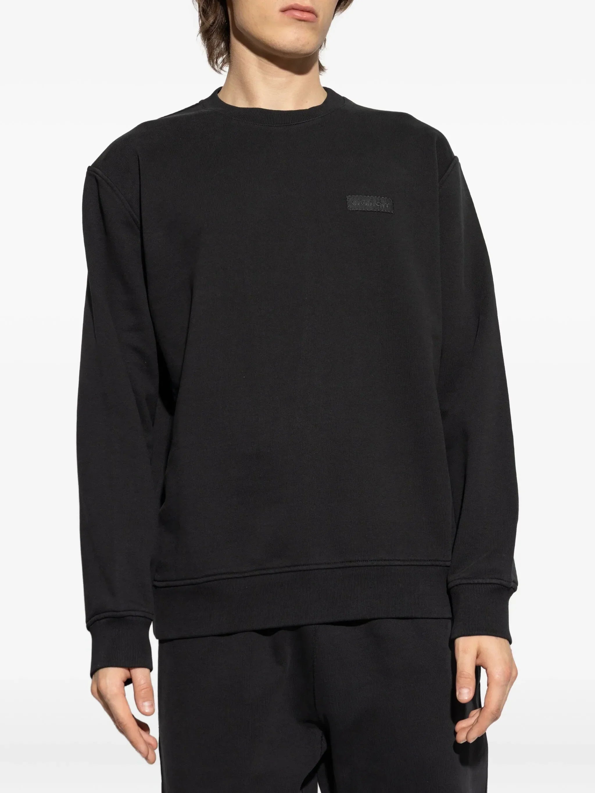 Givenchy Logo Patch Sweatshirt in Black